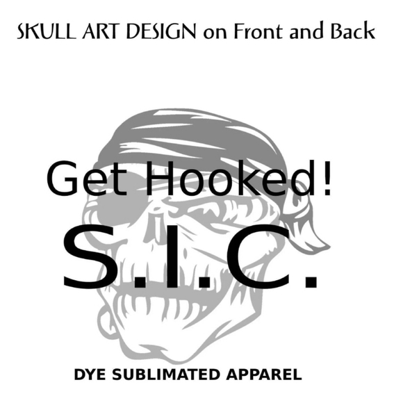 GET HOOKED S.I.C. HOGFISH L/S - 2XL NEPTUNE BLUE NEW WITH TAGS Made in the USA - Picture 10 of 10